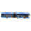 Children'S Diecast Model Fordon Shuttle Buss Billeksaker Små Baby Pull Back-Leksaker Blå 1