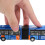 Children'S Diecast Model Fordon Shuttle Buss Billeksaker Små Baby Pull Back-Leksaker Blå 5