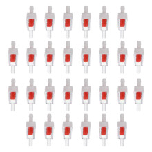 160Pcs Practical Plastic Aquarium One Way Check Valves for Air Pumps