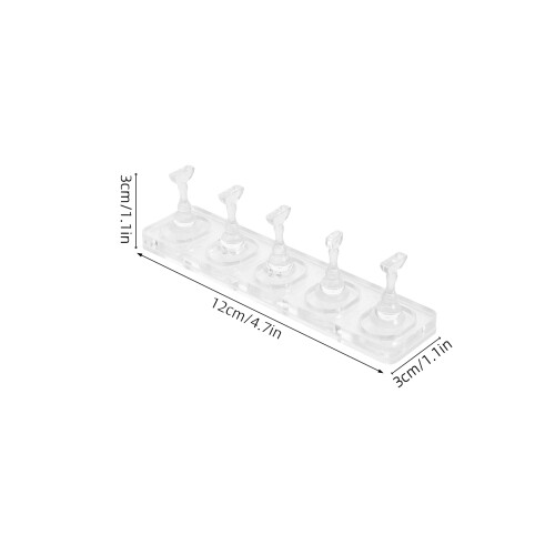 3Sets Transparenter Nageldisplayhalter Für Maniküre & Press-on Nägel 2