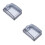 2Pcs Adhesive Black Plastic Waterproof Outlet Covers for Home Use 4