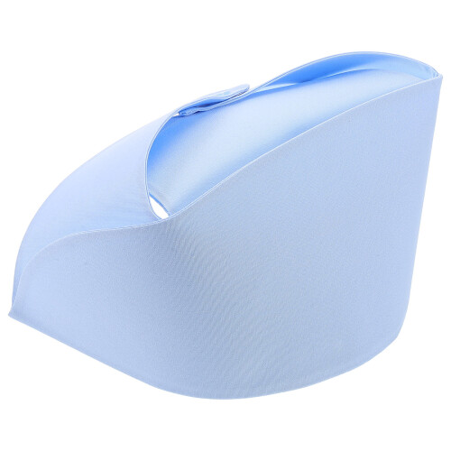 4Pcs Blue Nurse Costume Hats Breathable Cotton-Polyester Blend 1