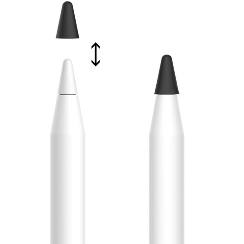 Bleistift Spitzen Abdeckung für  Pencil 2. oder 1. Generation Mute Silicone Nib Case für Bleistift Abdeckung Haut Display Schutz Mischen 1