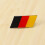German Flag Emblem Badge Sticker Front Grille Bumper for Car 4
