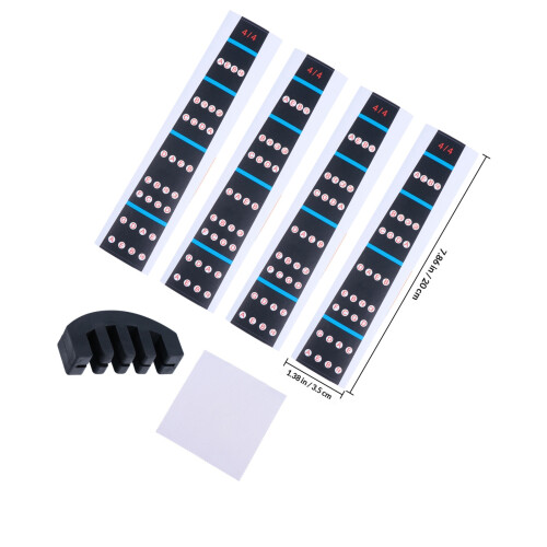1 Set Fingerführer Griffbrett Aufkleber Mit Übungs Stummtuch 1
