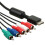 Ypbpr for PS2/PS3/PS3 Slim HDTV-Ready TV HD Component AV Cable 5-Wire 6FT Black 7