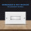 2-Pack Brush Wall Plate with Single Gang Low Voltage Mounting Bracket Cable Pass Through Insert for Speaker Wire 7