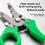 Multi-Tool Wire Stripper,Adjustable Wiring Tools and Function Hand Tool for Strip, Split, Trim, and Crimp 5