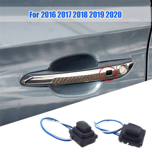 2Pcs Front Door  Handle Button 82661-D3710 82651-D3710 for  Tucson 2016-2020 Outside Puller Small 2