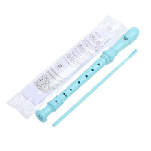 Light -8 Holes Soprano Recorder with Cleaning Rod, German Style C Key Recorder for Kids Beginners Students