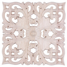 Wooden Decal Supply European-Style Applique Real Wood Carving Accessories And Retail.Woodcarving 15x15x2Cm