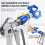 Airless Paint Sprayer 360 Degree Fan Pivot Rotation Universal Adapter Swivel Extension Controller Rotate Different Angle 4