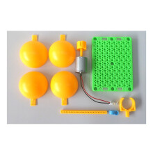 DIY Wind Turbine Generator Kit 0.1V-3V Generator with Holder Blades Brushless Motor Dynamo Generator Teaching