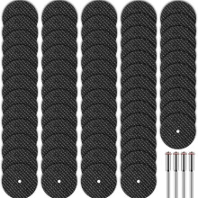 50pcs Rotary Tool Cutting Wheels with 4pcs Arbor Rotary Tool Accessories for Cutting Metal, Wood, Stone