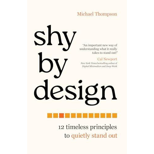 Shy by Design by Michael Thompson Hardcover Book