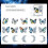 Retro Notebook Decoration Material Stickers DIY Decorative Sticker for Notebook Labels, Starry Butterfly 4