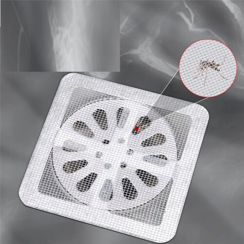Disposable Filter Patch Disposable Hair Anti-Blocking Sticker Household Square Sink Cover 2