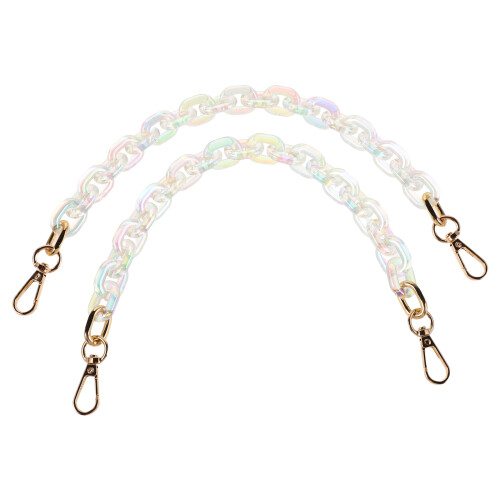 4Stk Acryl Kette Strap Multifunktional Für Taschen Jeans 2