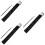 3Stk Schwarze Baumwolle Aufbewahrungstasche Tragetasche 7