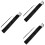 3Stk Schwarze Baumwolle Aufbewahrungstasche Tragetasche 6