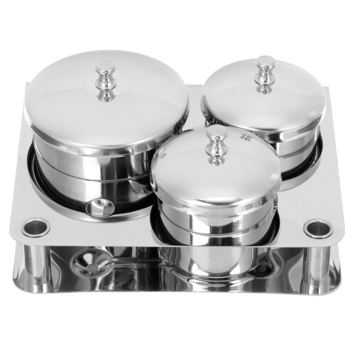 5Sets Nagelkunst Maniküre Silber