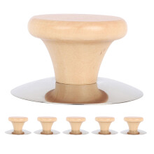 24Pcs Heat-Resistant Wood Pot Lid Handle Replacement for Pans