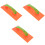 3Pcs Portable Plastic Hand Trowels Durable Tools for Cement and Walls 3