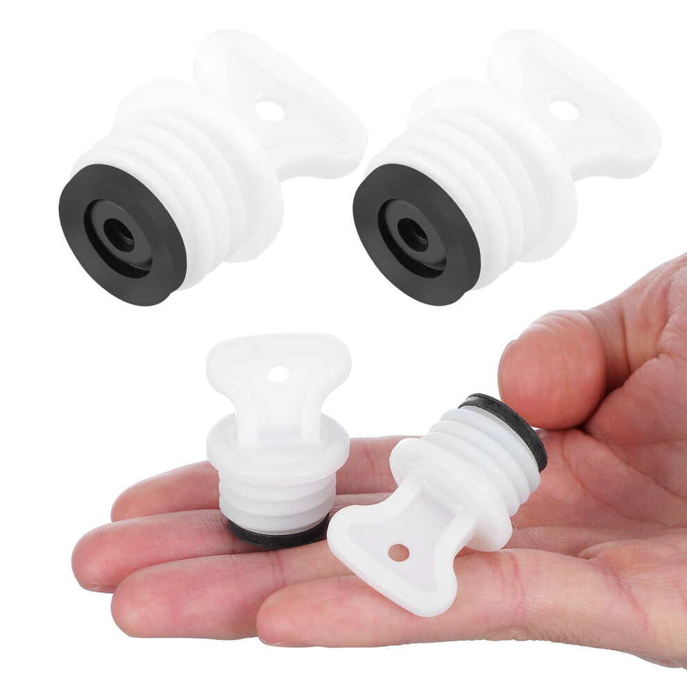 Artibetter 8Pcs Reusable Leakproof Hot Water Bag Stoppers Rubber Plugs For Women