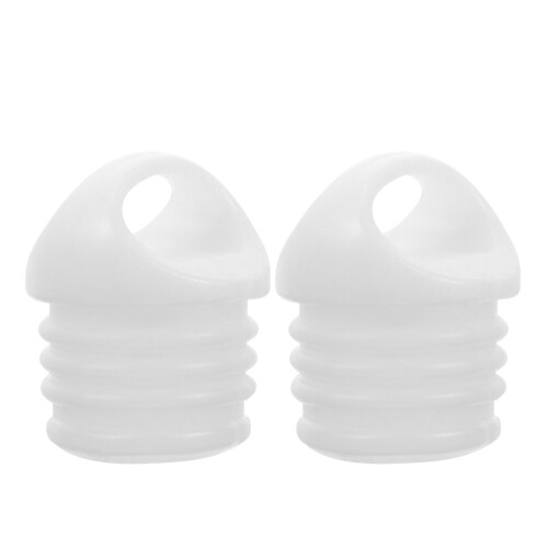 4Pcs White Mop Bucket Replacement Plug Rubber Leakproof Outlet Stopper