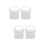4Pcs White Mop Bucket Replacement Plug Rubber Leakproof Outlet Stopper 9