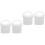 4Pcs White Mop Bucket Replacement Plug Rubber Leakproof Outlet Stopper 6