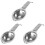 3Pcs Metal Egg Separators Kitchen Separator for Yolk and White 4