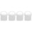 4Pcs White Mop Bucket Replacement Plug Rubber Leakproof Outlet Stopper 4