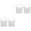 4Pcs White Mop Bucket Replacement Plug Rubber Leakproof Outlet Stopper 5