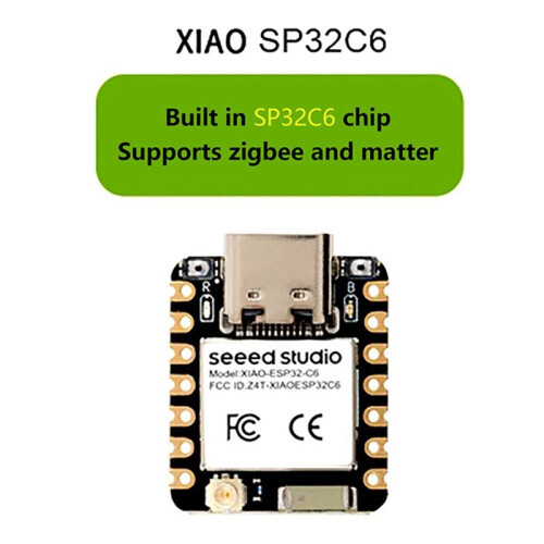 XIAO ESP32C6 Tiny Super  Board WiFi Bluetooth5.0 Development Board for  for Seeed Studio Not Soldered 2