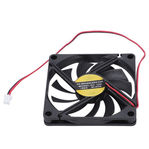80mm 2-Pins Connector Koelventilator Lage Druk voor Pc-Computerbehuizing CPU-Koeler Radiator 2
