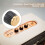 10x Guitar AMP Amplifier Knobs Push- Black+Gold Cap for  Amplifier 3
