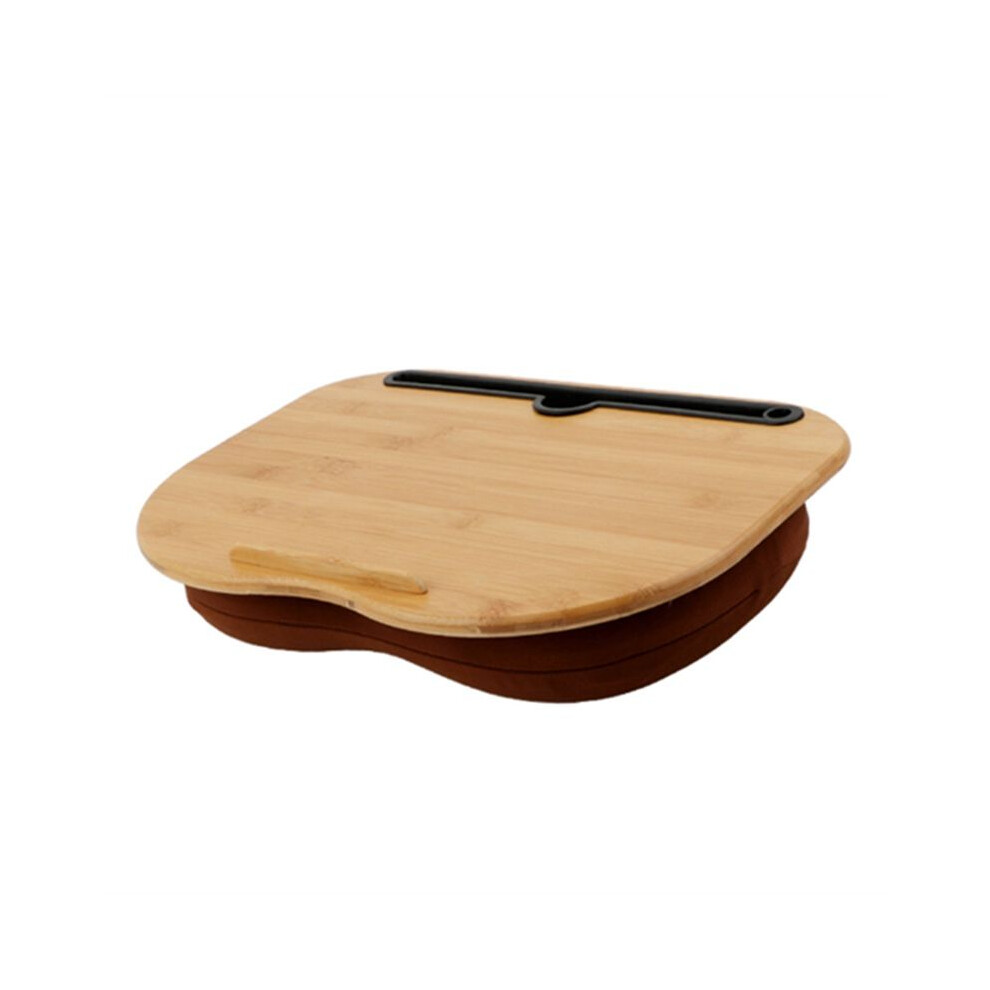 Lap Desk With Pillow Cushion,Laptop Stand With Slot For Tablet,Computer Bed Table For Travel,Support To 14Inch Laptop 4711242776016