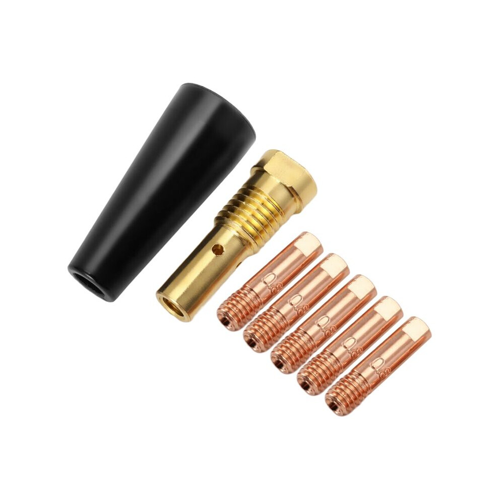 7Pcs/Set Gasless Nozzle Tips For Fc90 Flux-Cored Wire Feed 0.8Mm Fc90 Mig Welding Tools 4712008682404