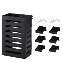 Confezione da 2 Porta Piante per Acquario con Ganci e Ventose, Tazze per Fioriere Acquatiche Sospese per Decorazioni per Acquari Piante