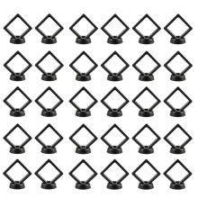 30 Pcs 3D Floating Coin Display Frame Stand Storage Boxes for Jewelry Ring Earrings Coin Medals Challenge Medal Holder A