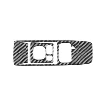 For Forester 2009-2012 Soft Carbon Fiber Car Headlight Control Cover Trim Sticker Accessories