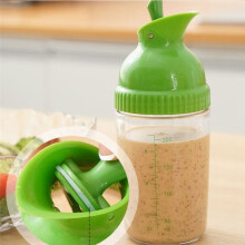 Easy Grips Salad Dressing Shaker Dispenser Leakproof Container Bottle Universal Sauces Mixer with Scales Kitchen GadgetB