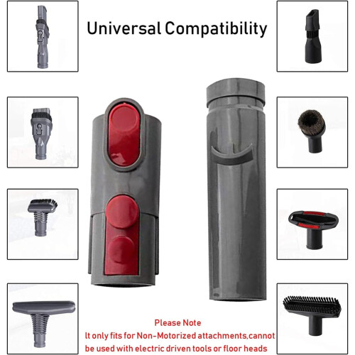 Universal Vacuum Adapter Converter Compatible with Compatible with  V6 V7 V8 V10 V11 Models Non-Motorized Attachment Tool 1