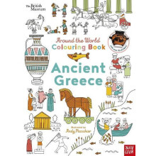 British Museum Around the World Colouring Ancient Greece Paperback Boo