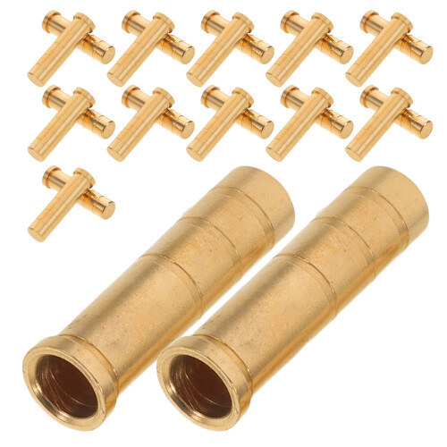 72Stk Schwere Pfeilverbinder Messing Schraubbare Inserts Für Bogenbau