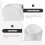 Flacons Crème Plastiques Argentés Airless Pour Voyage 5