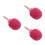 3Pièces Microphones Mini Rosés Portables Pour Streaming Mobile 7