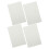 12Stk Weiße Sublimations-Aluminiumschilder Langlebig Für DIY 1