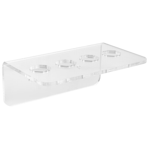 2Stk Transparenter Acryl Scherenhalter Wandmontage Friseurbedarf 1